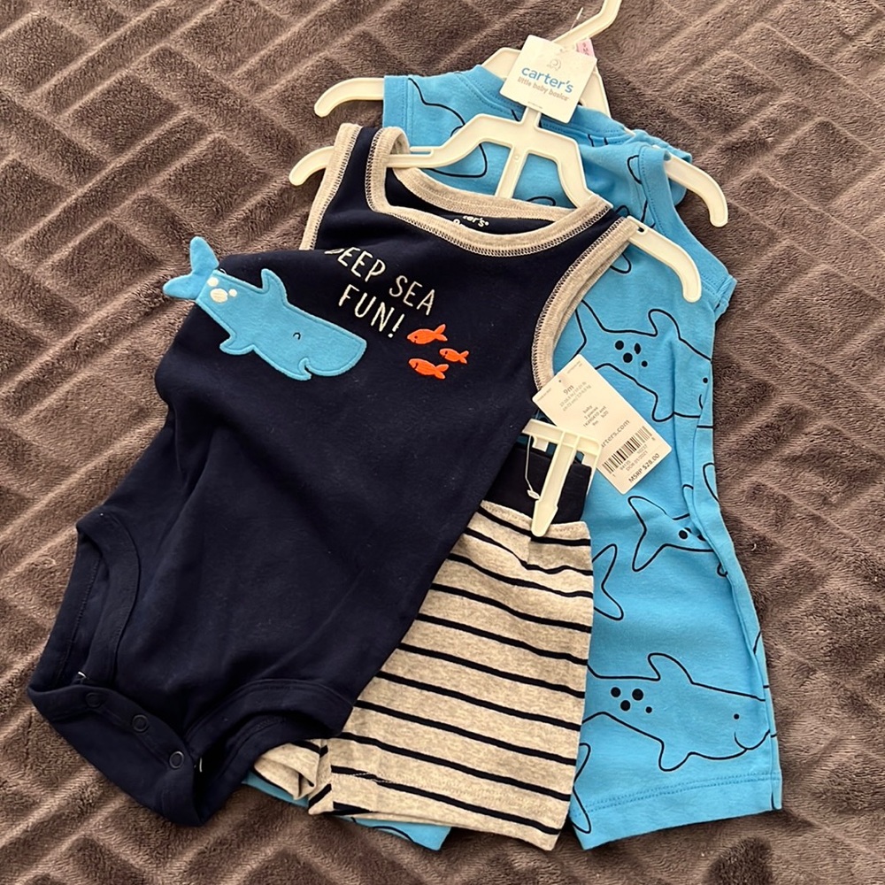 Carters 9mo baby 3 pc set